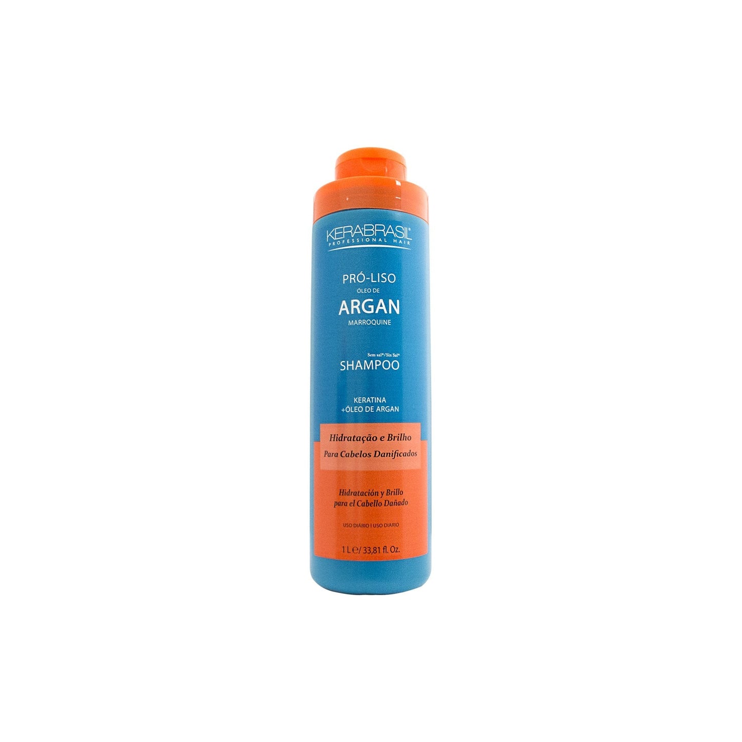 KERABRASIL ARGÁN SHAMPOO 1L - cabello maltratado - Kosmetica