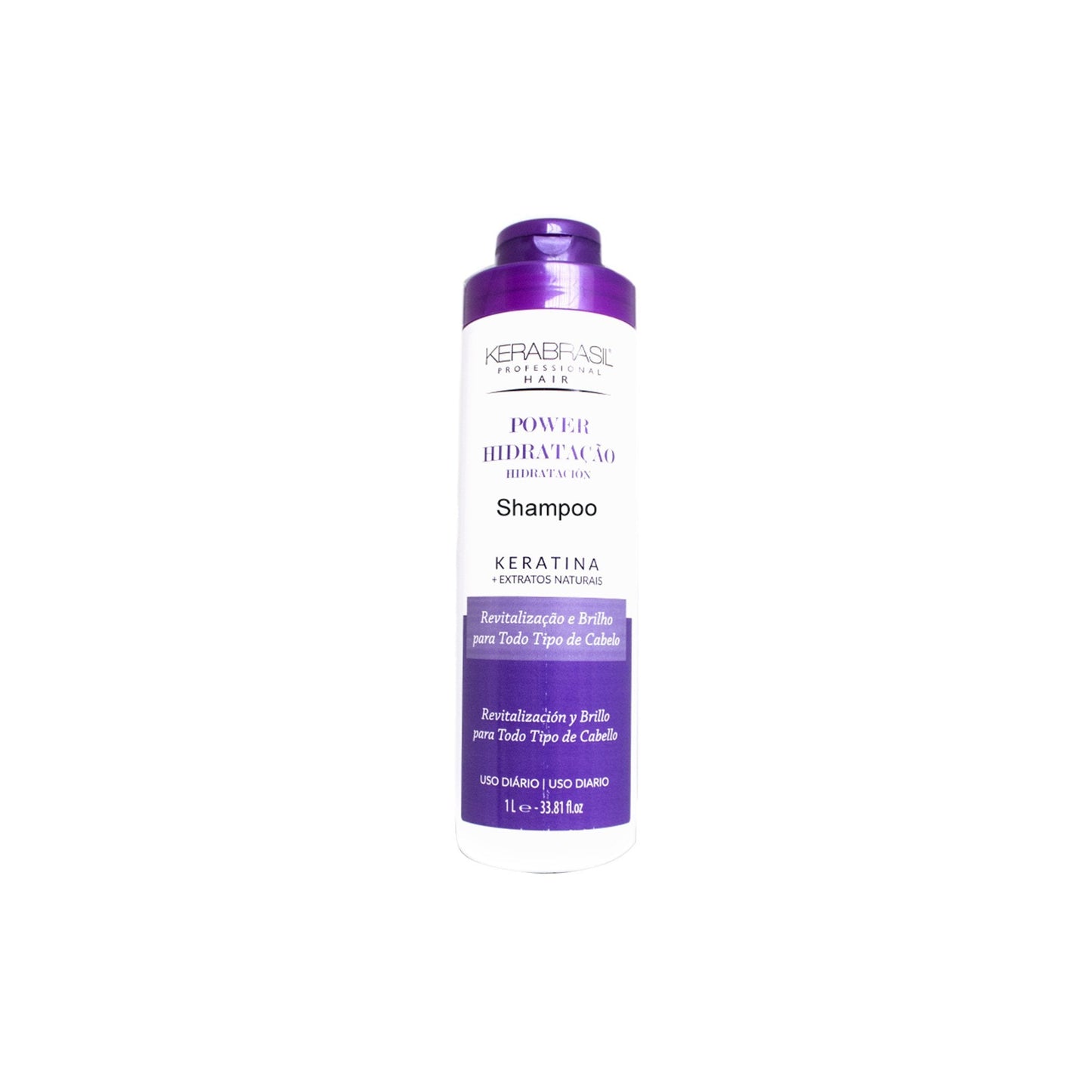 KERABRASIL POWER HIDRATACIÓN SHAMPOO 1L - Kosmetica