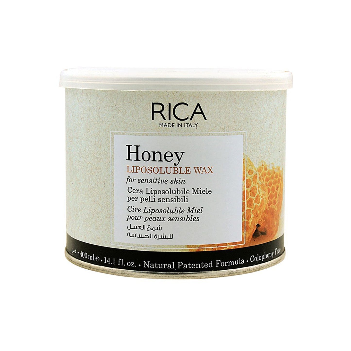 RICA HONEY WAX cera depilatoria 400ml - cuerpo / piel sensible-normal - Kosmetica