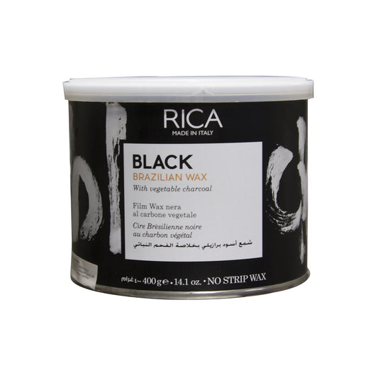 RICA BLACK BRAZILIAN WAX Cera depilatoria 400 ml - rostro y zonas intimas - Kosmetica